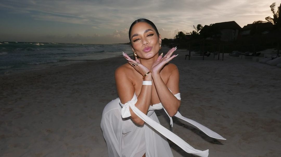 Vanessa Hudgens in a stunning Galia Lahav gown