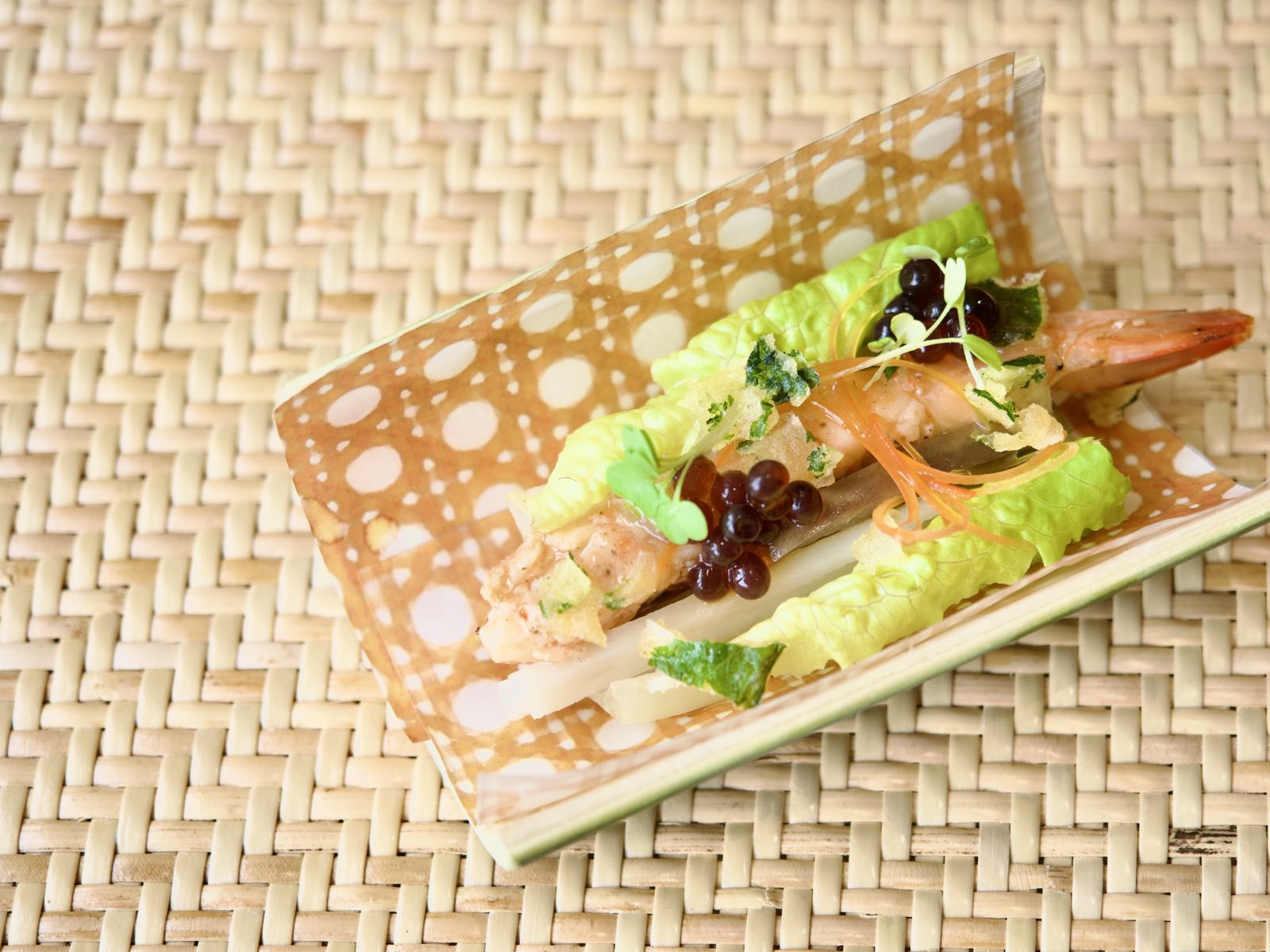 Grilled Prawns Sinigang Salad