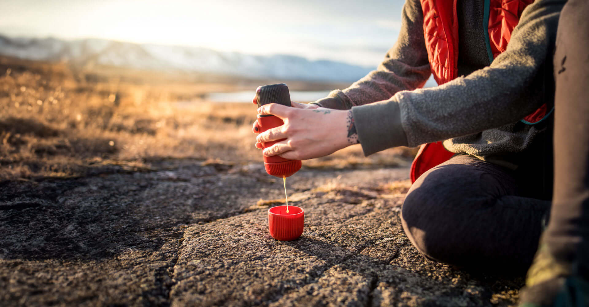 The Wacaco Nanopresso in action