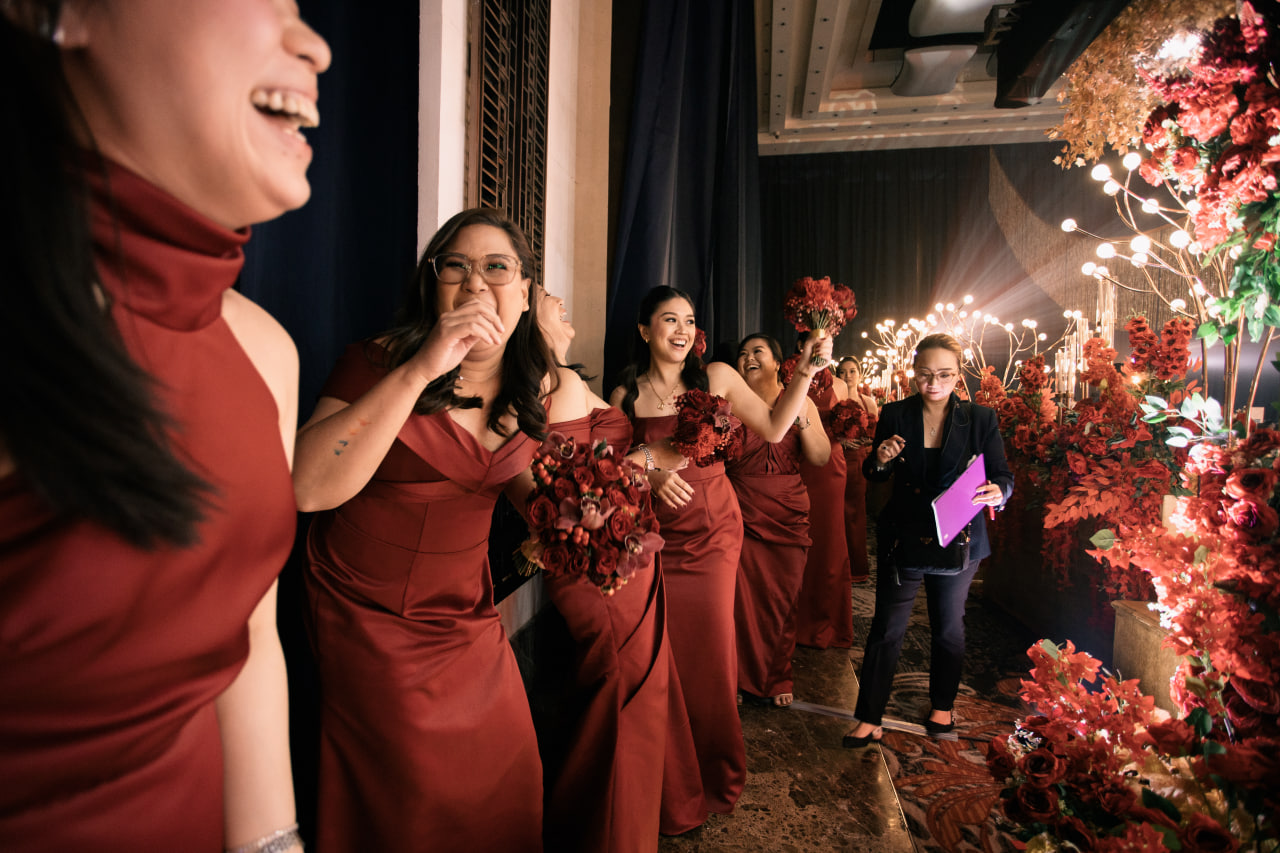 Justine Burgos' bride tribe