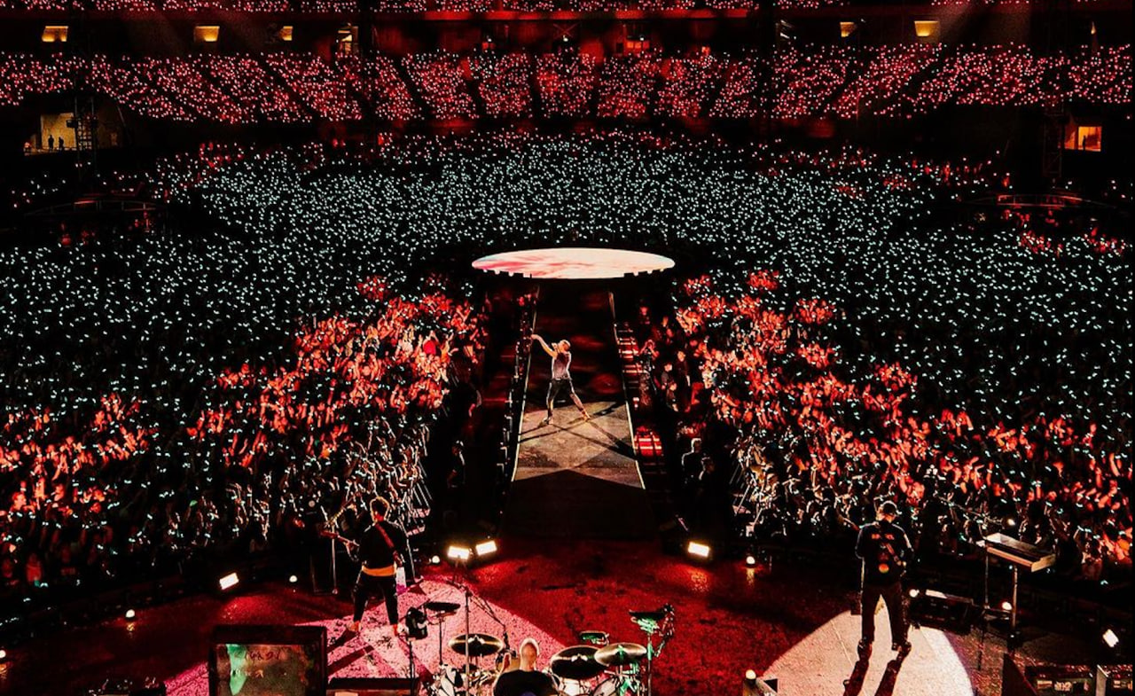 Coldplay playing in Kaohsiung, Taiwan