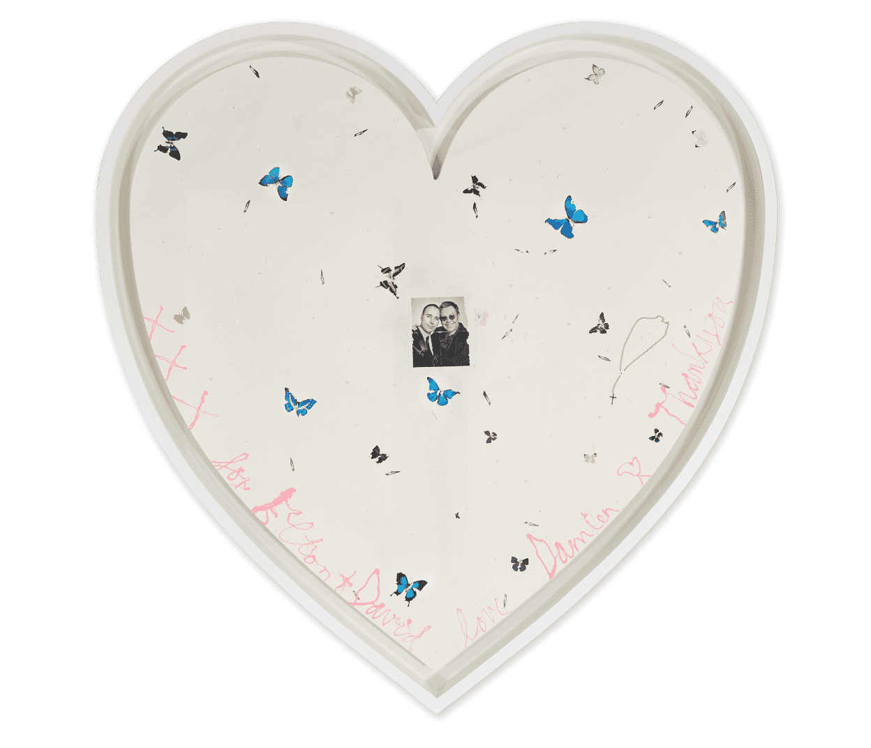 Sir Elton John’s Collection included an art that Damien Hirst gifted him, “Your Song.”