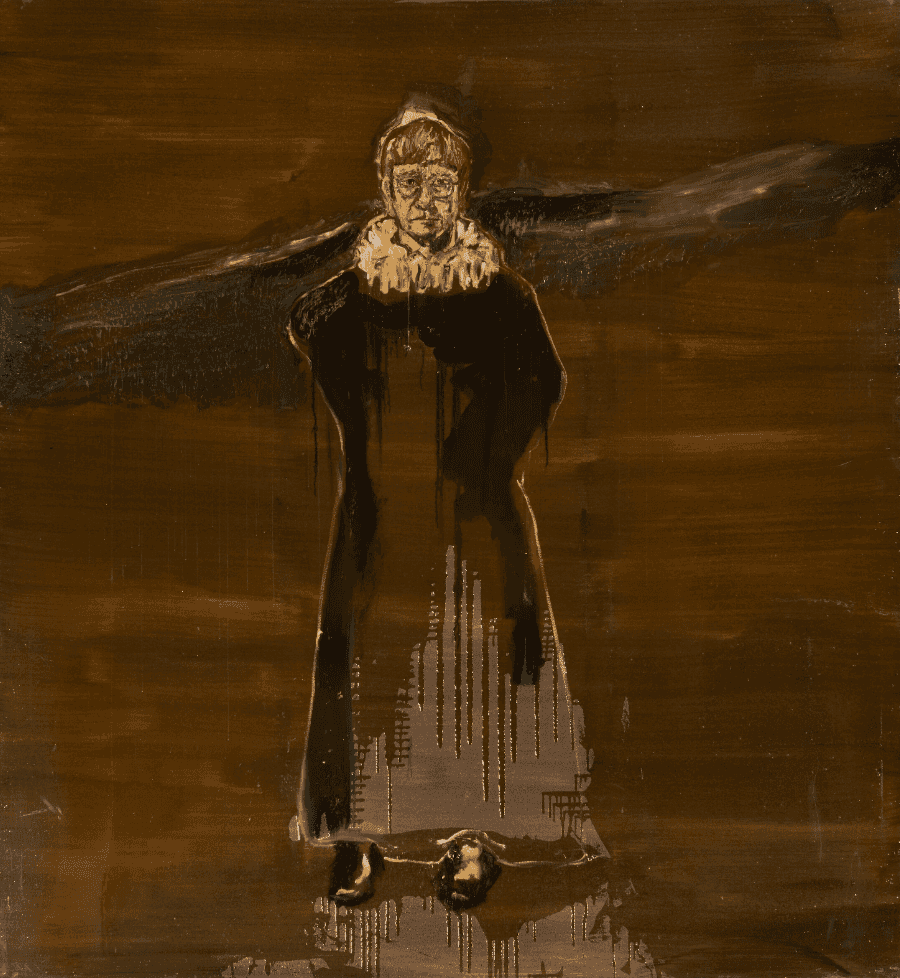 Julian Schnabel’s “Portrait of Elton”