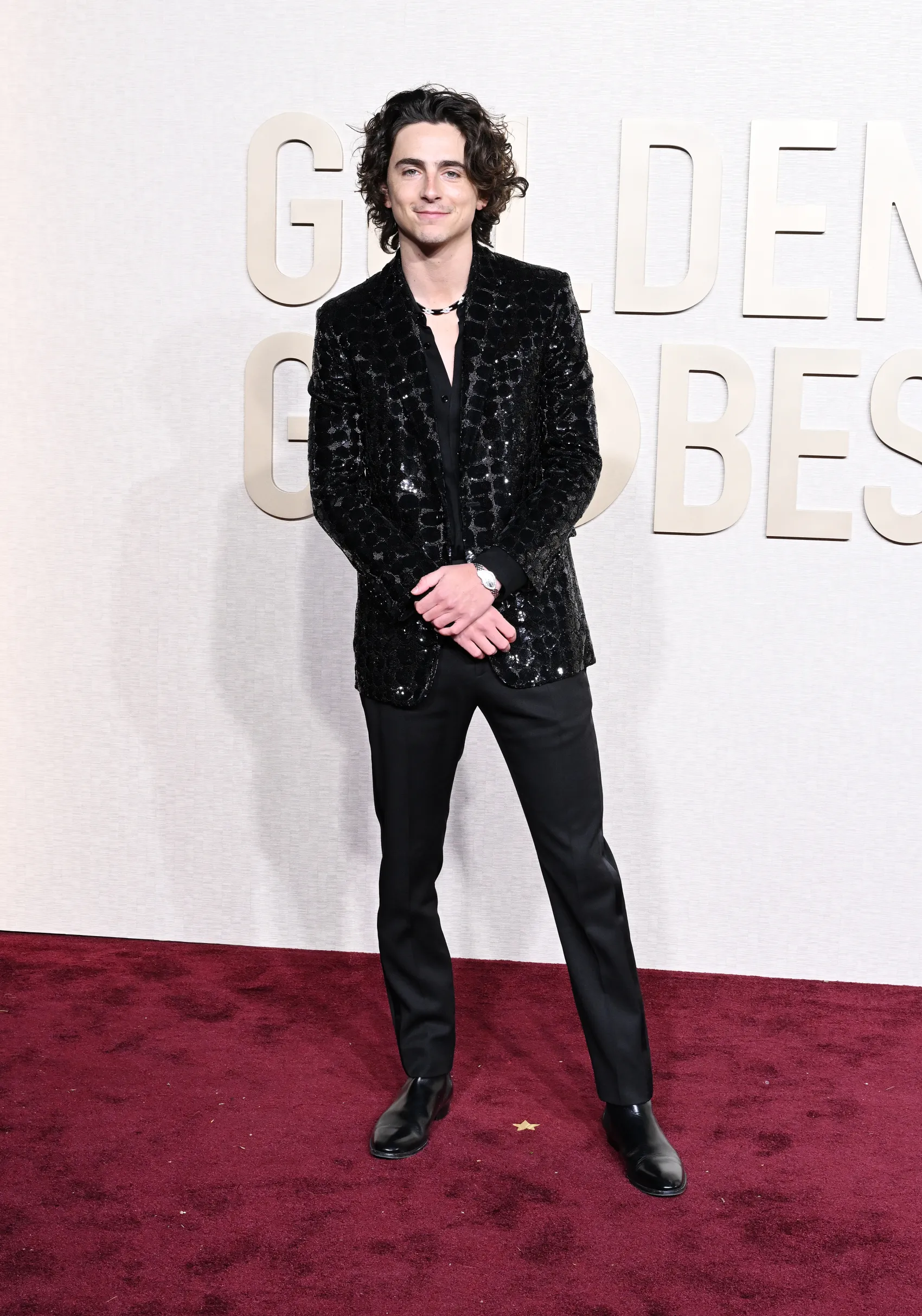 Timothy Chalamet is one of the best dressed celebrities in his Celine Homme suit