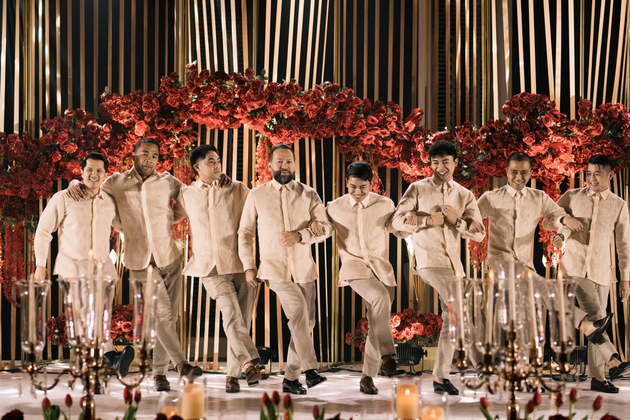 Erik Dy's groom squad