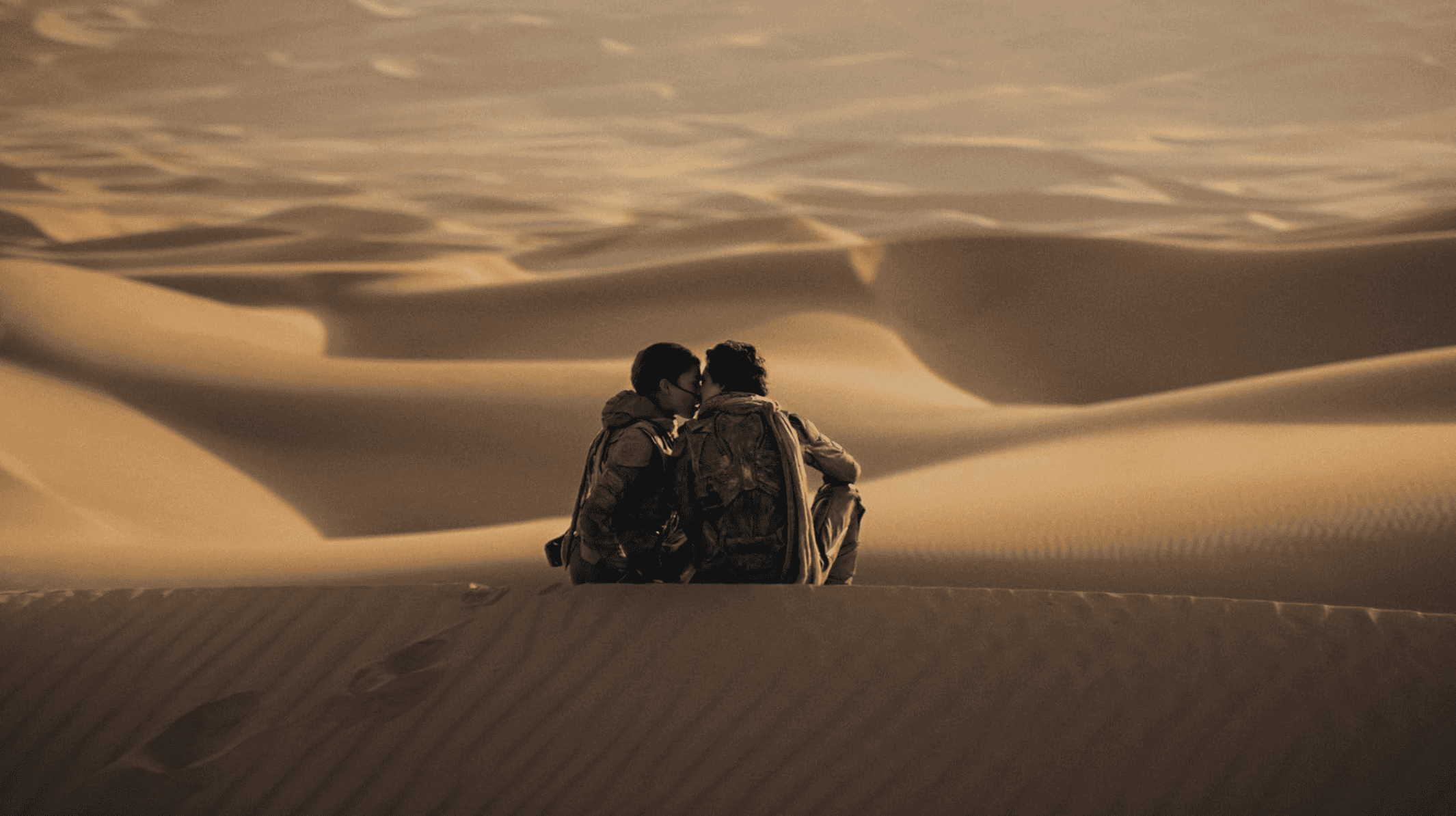 Zendaya and Timothée Chalamet are Chani and Paul Atreides in Dune: Part 2