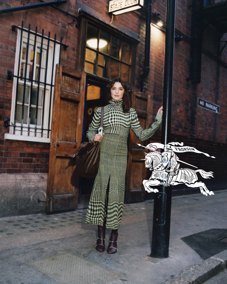 Rachel Weisz in Burberry’s Spring 2024 campaign