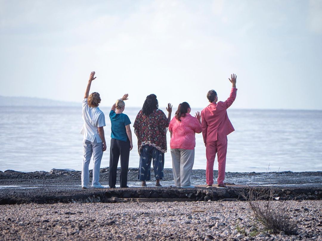 The White Lotus' staff greet their guests