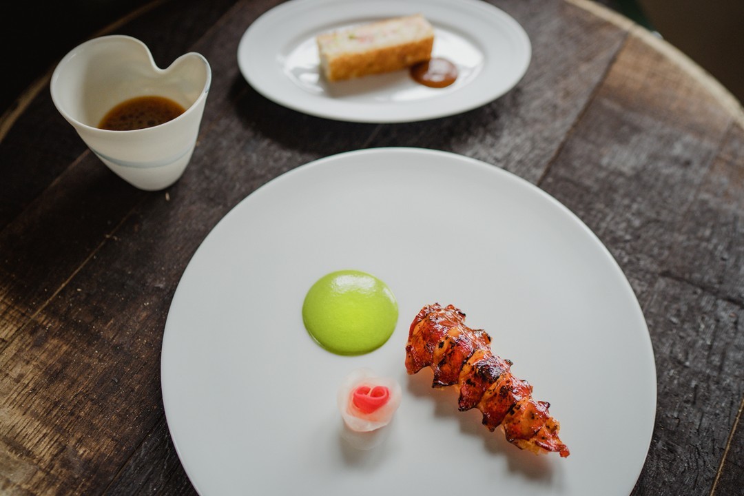 The decadent food at The Glenturret Lalique