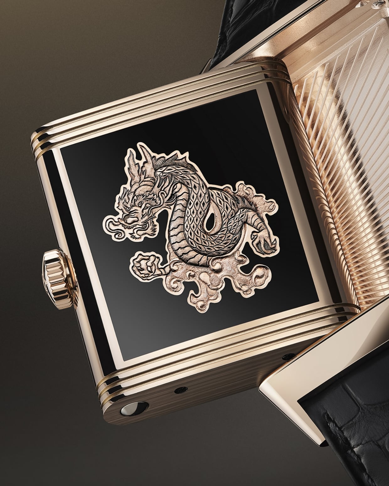 The Jaeger-LeCoultre Reverso Tribute Enamel Dragon