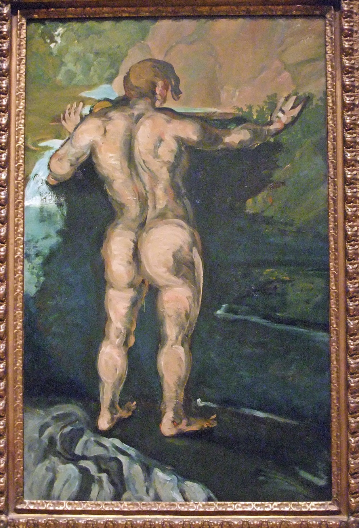 “Le Baigneur au rocher” by Paul Cézanne