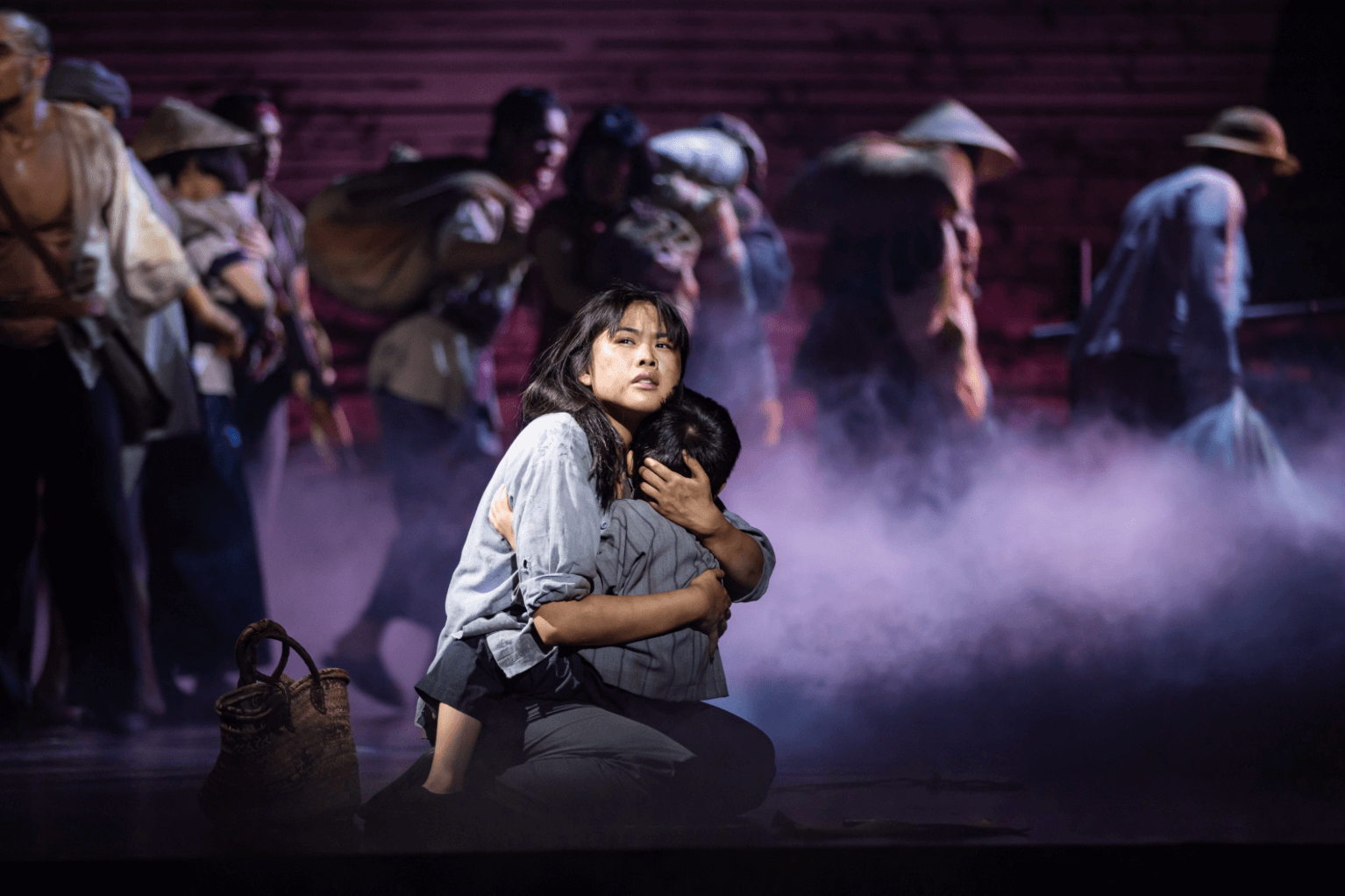 Abigail Adriano as Kim in Miss Saigon’s Australian production