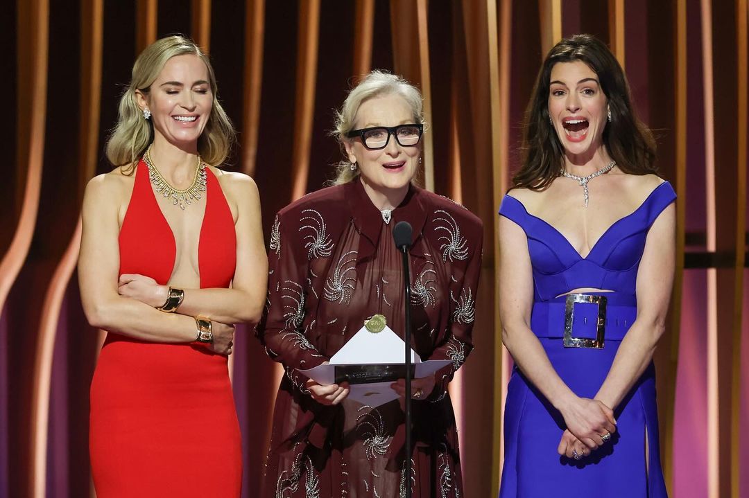 The cast of The Devil Wears Prada reunite at the SAG Awards