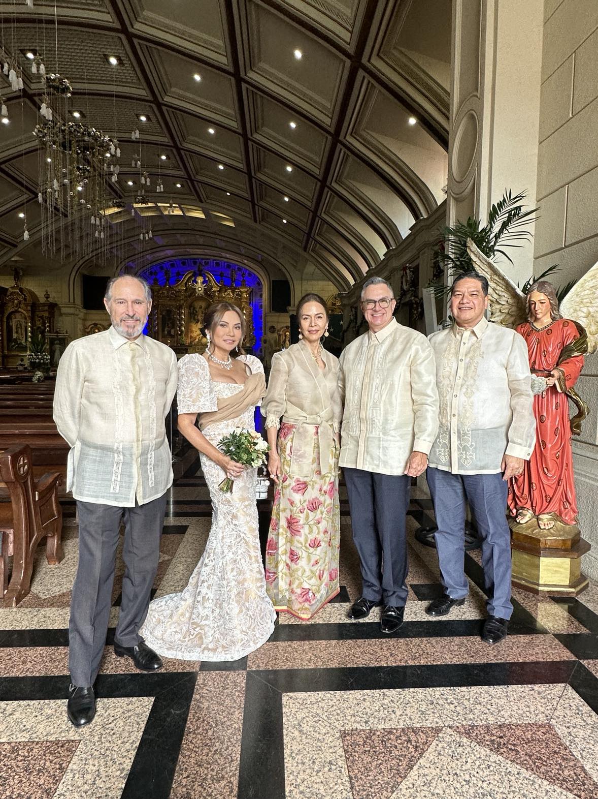 (From left to right) Pedro Roxas, Mela Mosqueda-Bengzon, Gina Roxas, Chris Bonehill, and Buboy Virata