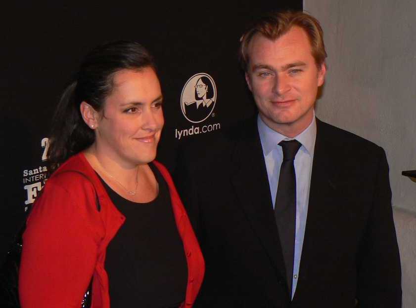 Emma Thomas and Christopher Nolan in 2011