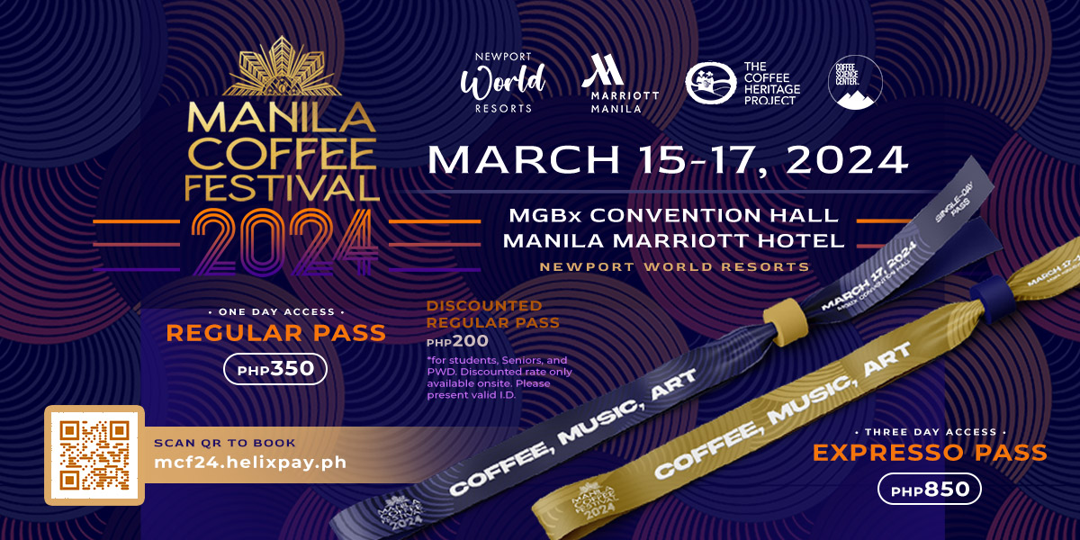 The official poster for this year's Manila Coffee Festival