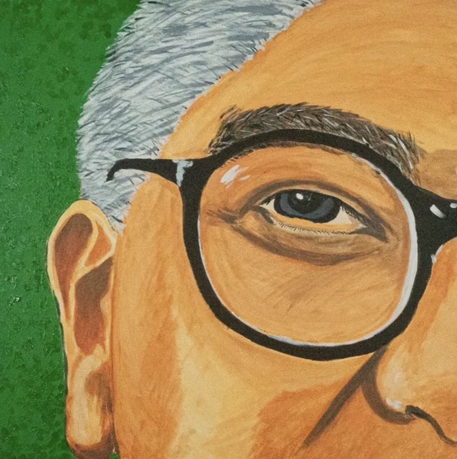 Ryan Cayabyab's "Eyefie #7" (acrylic on canvas)