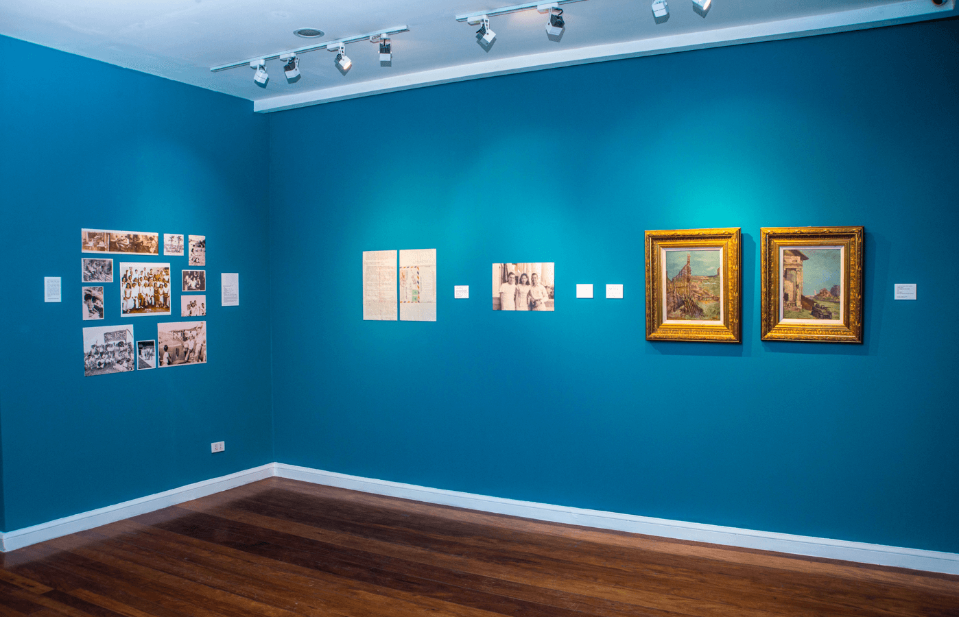 Inside the "Amorsolo, Alcala, Sansó: UP School of Fine Arts" exhibition