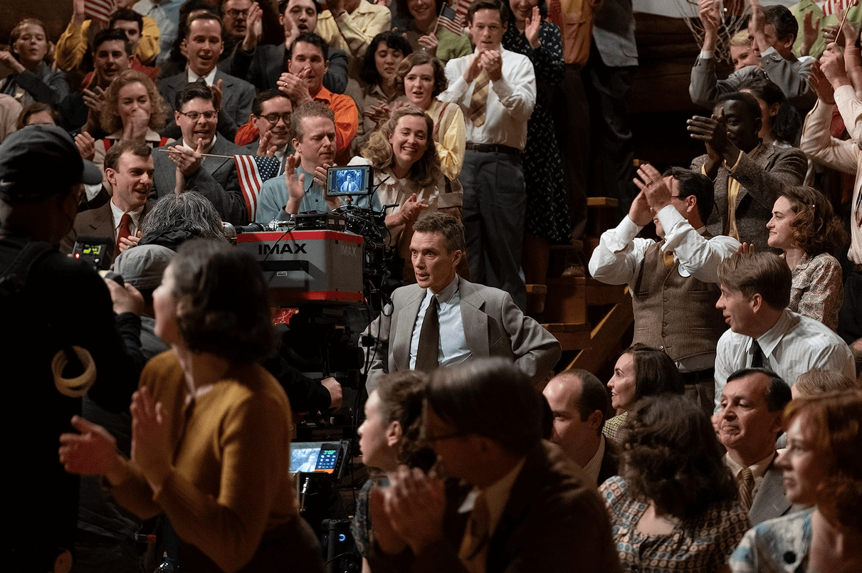 A shot from "Oppenheimer"