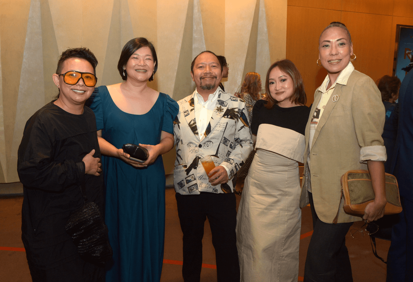 L-R: Rita Nazareno, Ria Limjap, Jerome Gomez, Kate Torralba, Tesa Celdran
