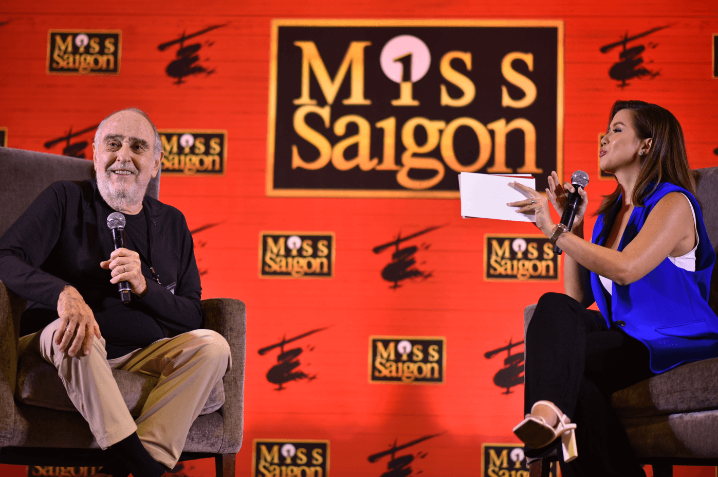 Claude-Michel Schönberg during the press event