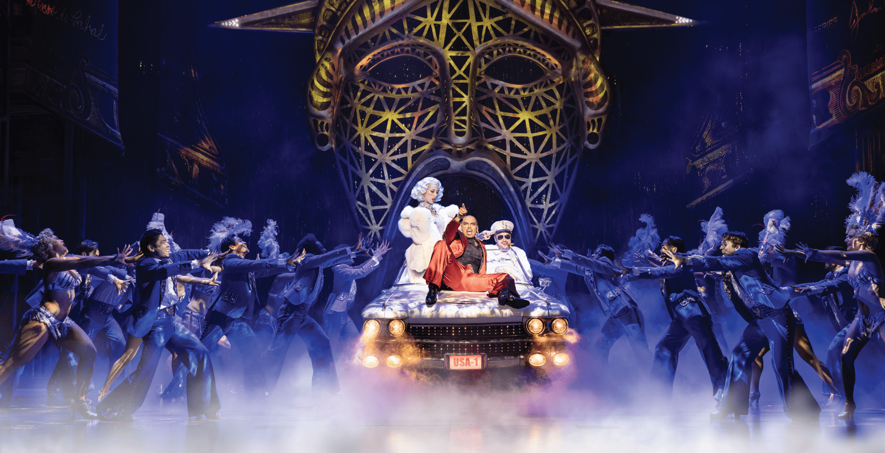 Seann Miley Moore as The Engineer in the Miss Saigon Australian Tour