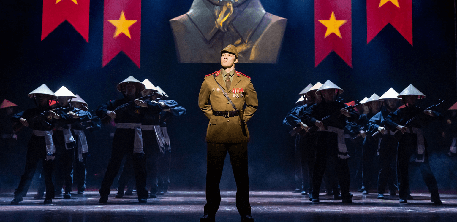 Laurence Mossman as Thuy in the Miss Saigon Australian Tour