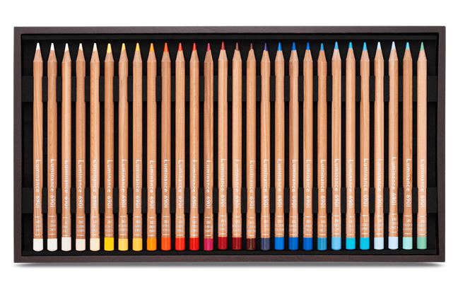 The Caran D'ache Wooden Box of 80 Colors LUMINANCE 6901™