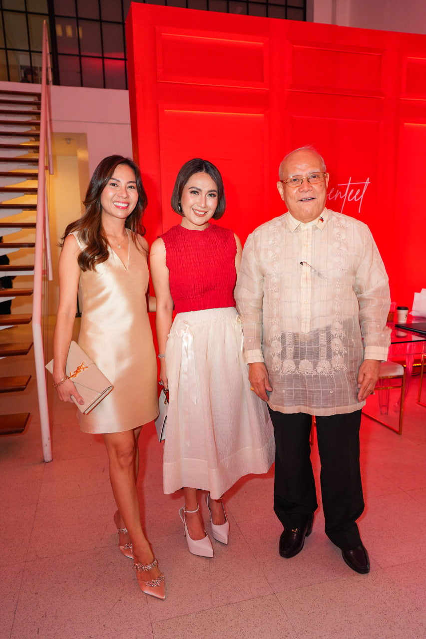 Katrina with (left) Shiela Lobien and (right) Dr. Edward Ferreira