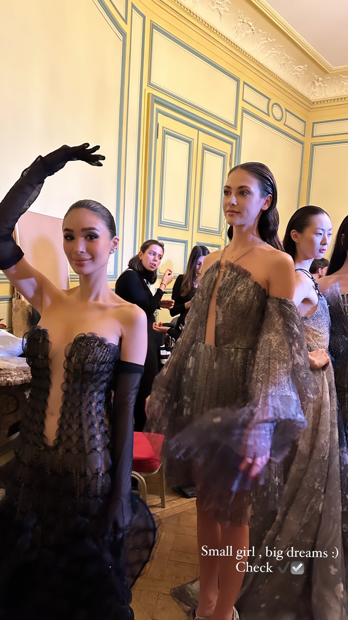Heart Evangelista at her Paris Fashion Week runway debut