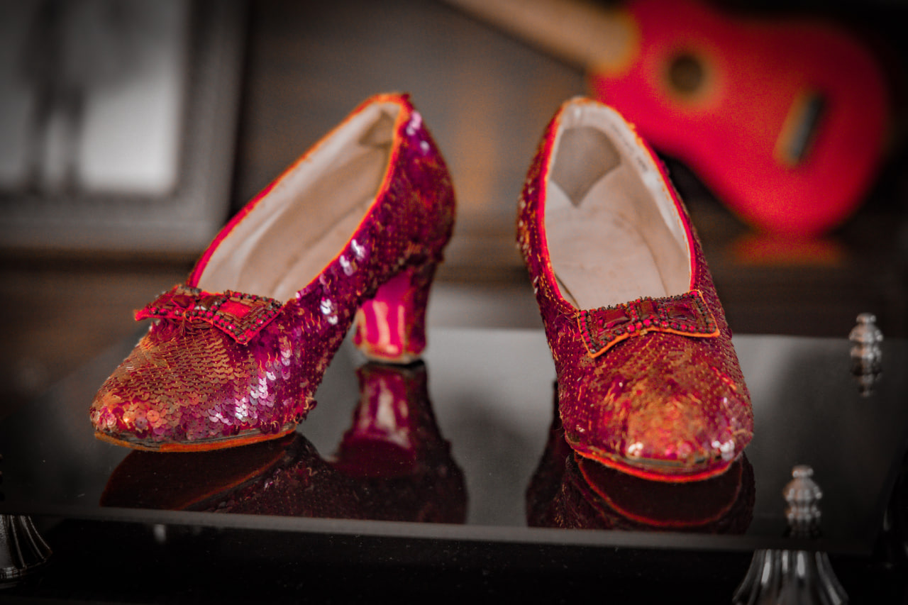Judy Garland's ruby slippers, also known as "The Traveling Shoes"