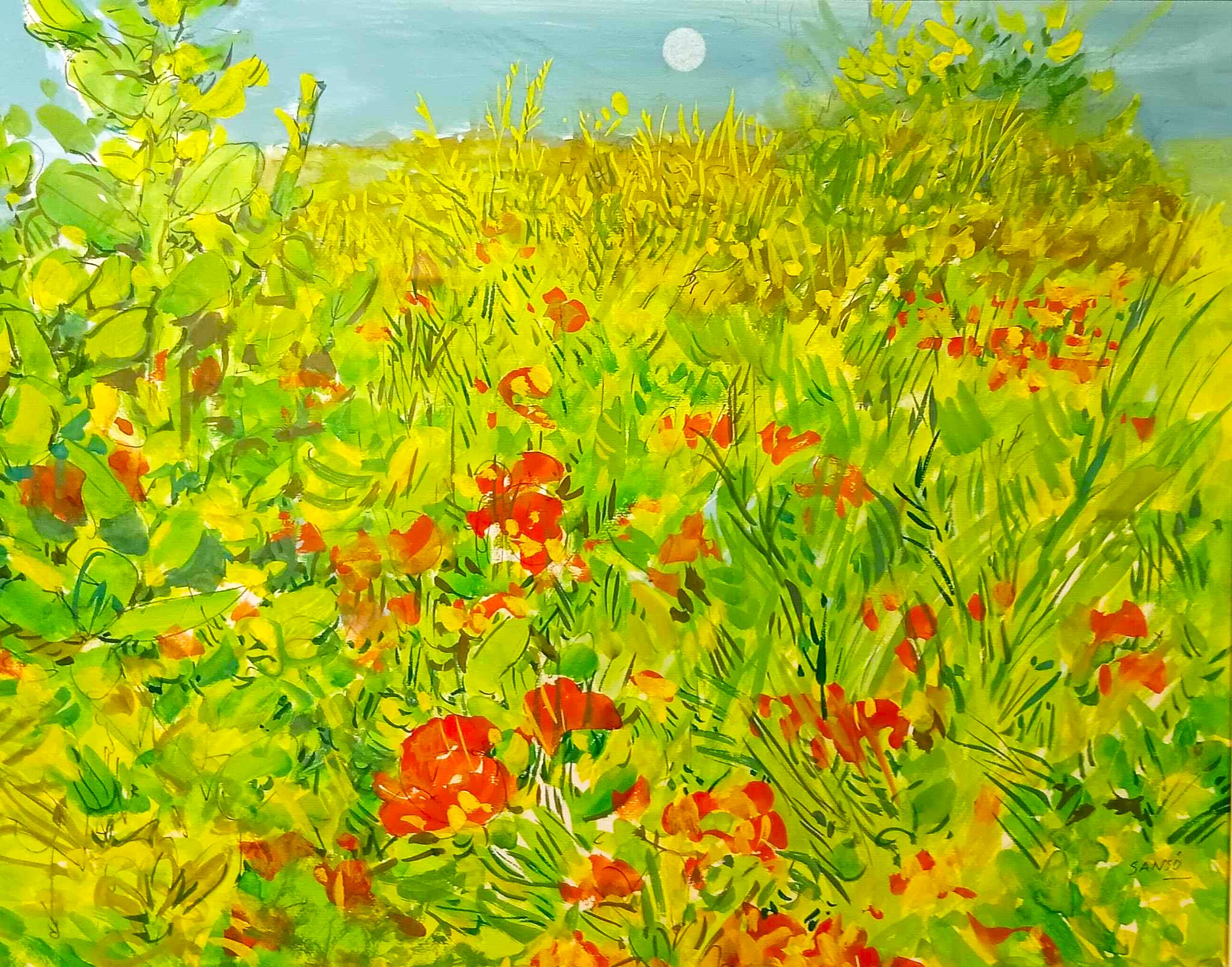 Sansó's "An Indecipherable Gentleness" (1971, mixed media)