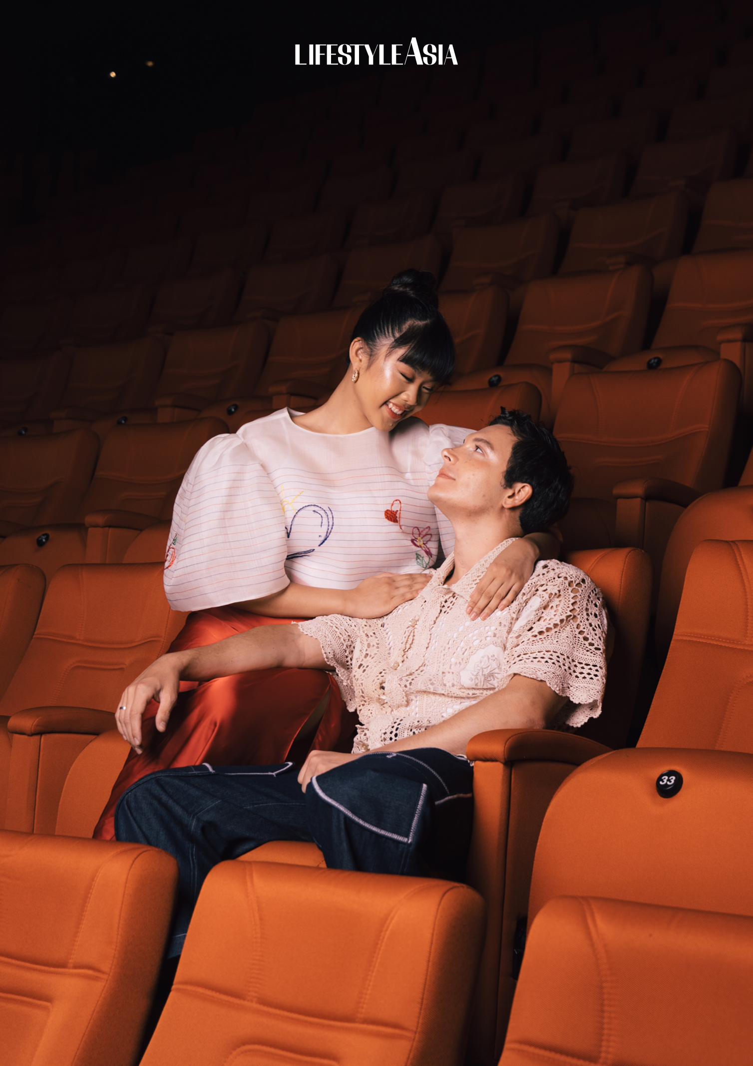 Abigail Adriano and Nigel Huckle, who play the musical's lovebirds