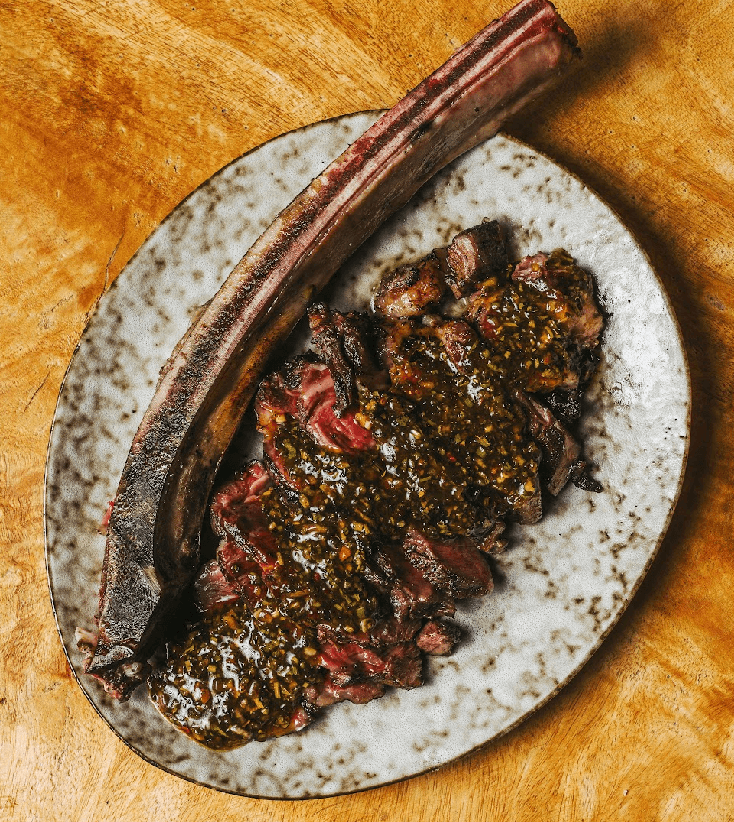 LEFT: Angus Tomahawk; RIGHT: Foiesilog