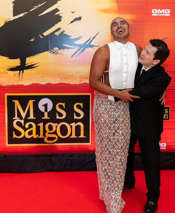 Seann Miley Moore and Miss Saigon Alumnus Cocoy Laurel