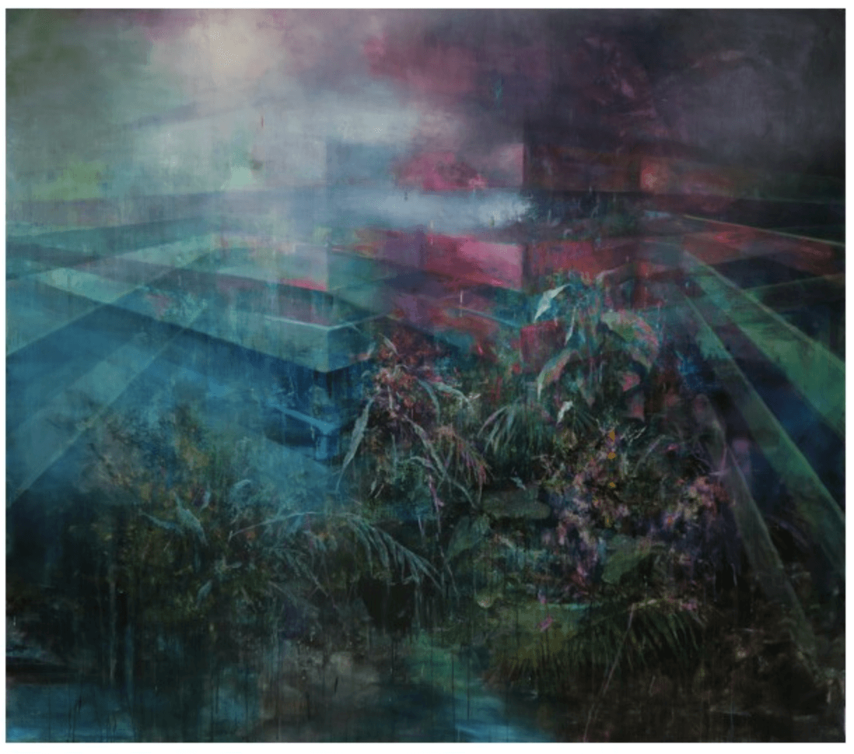 JC Jacinto has shifted his focus from painting organic subjects to using actual organic materials in his art.