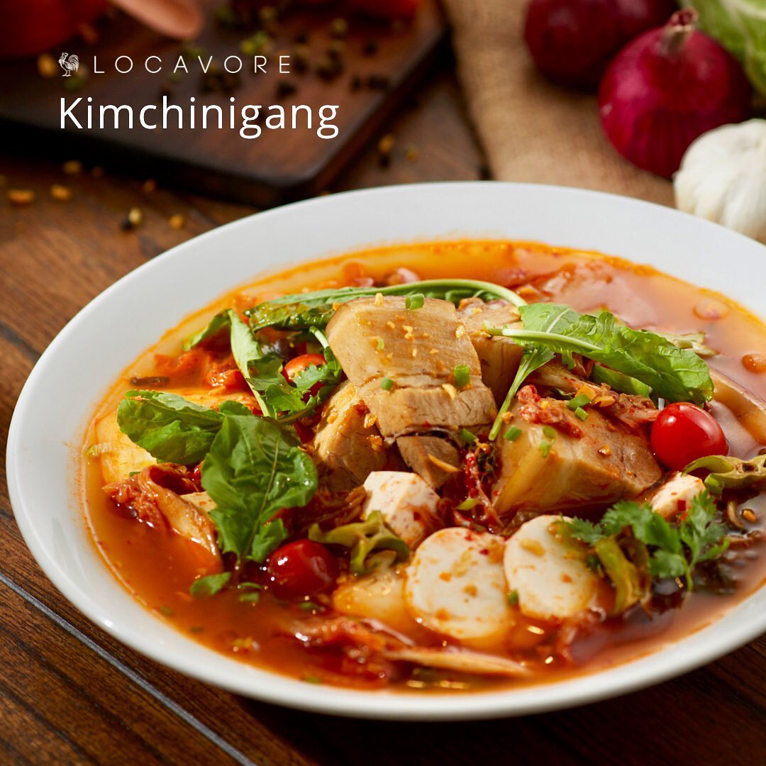 Locavore’s imaginative take on the sinigang involves using kimchi to add acidity and spice