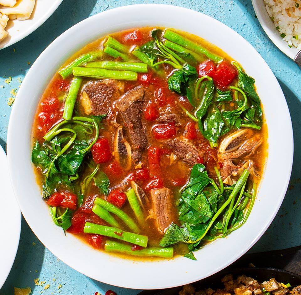 Manam’s “Sinigang” na Short Rib and Watermelon uses the fruit to add a fresh, balancing sweetness to the dish