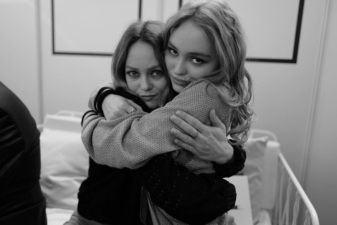 Vanessa Paradis and daughter Lily Rose Depp
