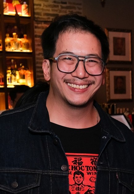 LEFT: Destileria Limtuaco's Aaron Limpe Aw; RIGHT: Head of Singapore Tourism Board Fang Xun with Katrina Nocom, Admiral Hotel Manila – MGallery’s Assistant Director of Marketing Communications