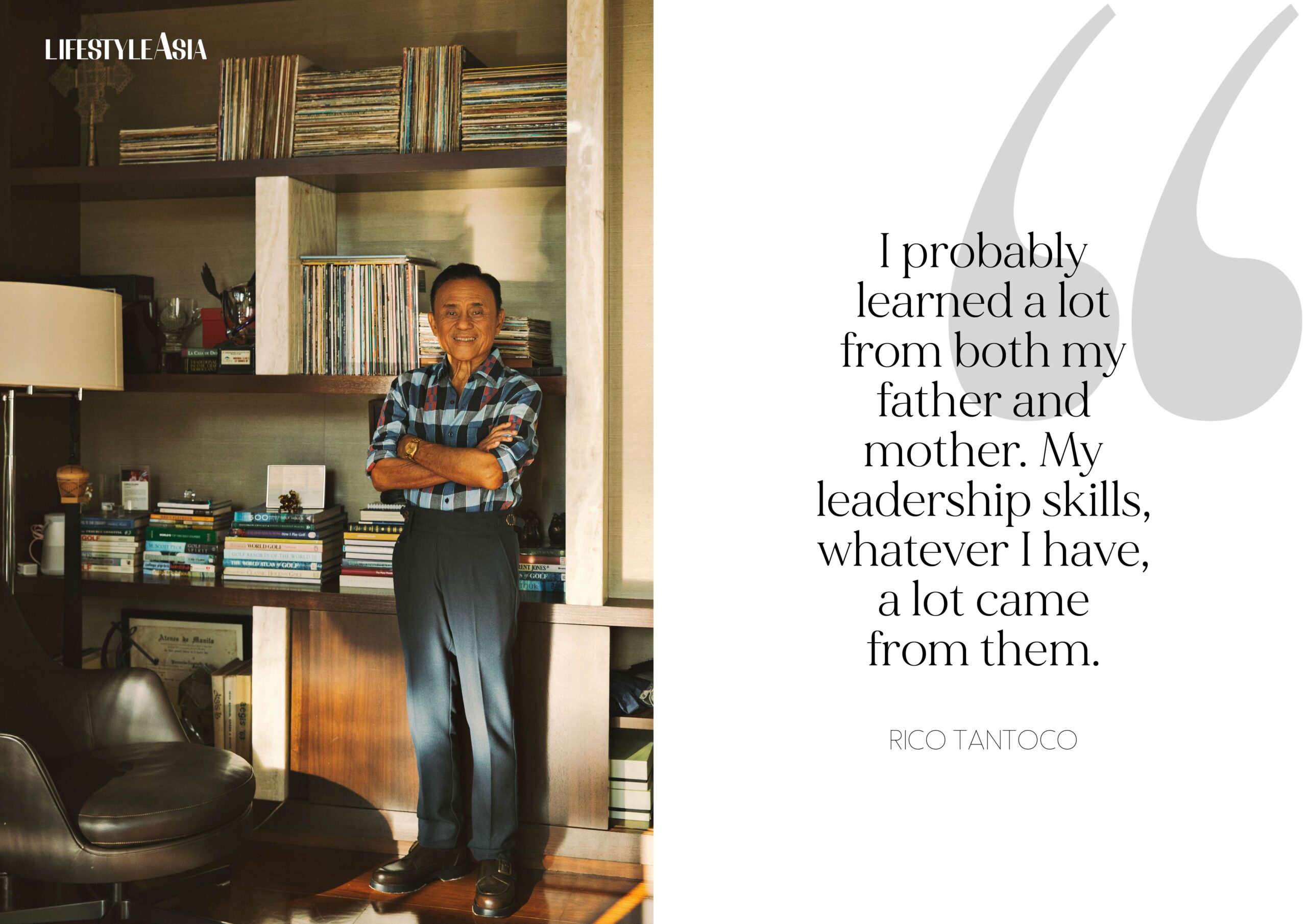 Indian woven shirt, KARDO; Blue wool trousers, BENJAMIN BARKER; Single monk strap shoes, KLEMAN; All available at RUSTAN’S Makati.