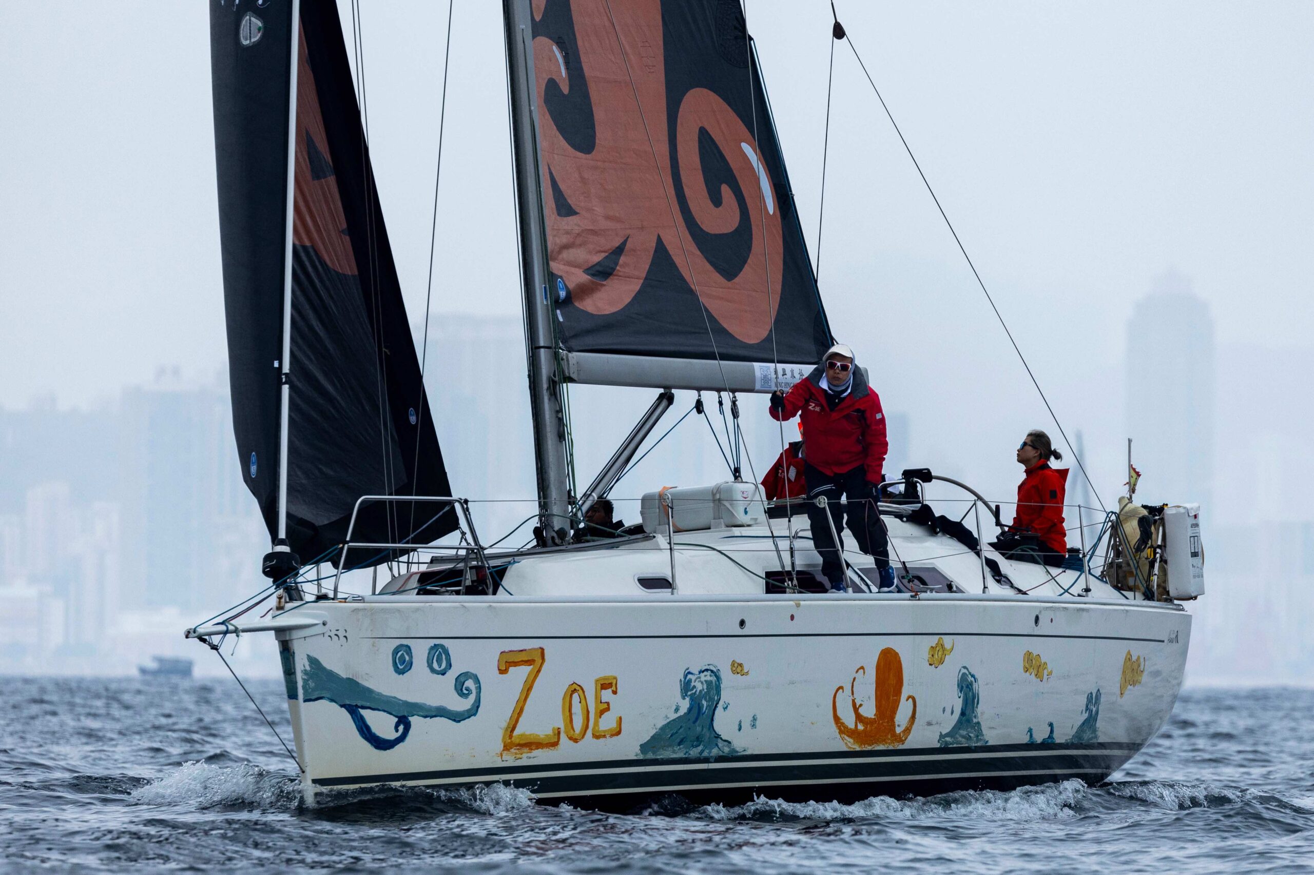 ZOE, Sail no: HKG2187, Owner: JOHNSON YUEN, Design: HANSE 370, Country: HONG KONG, CHINA / Photo credit: ROLEX / Andrea Francolini