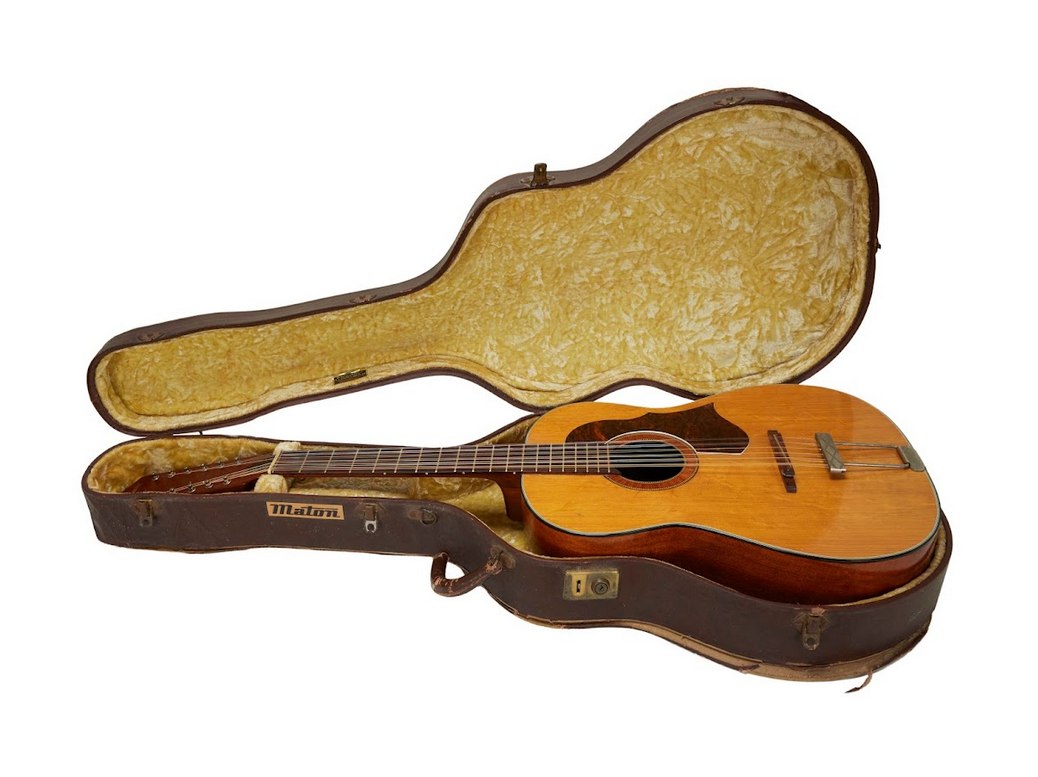 The Framus inside its original Maton case