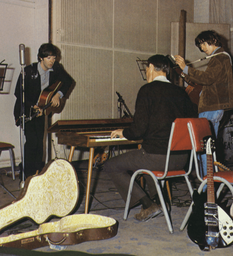 The Beatles in the studio
