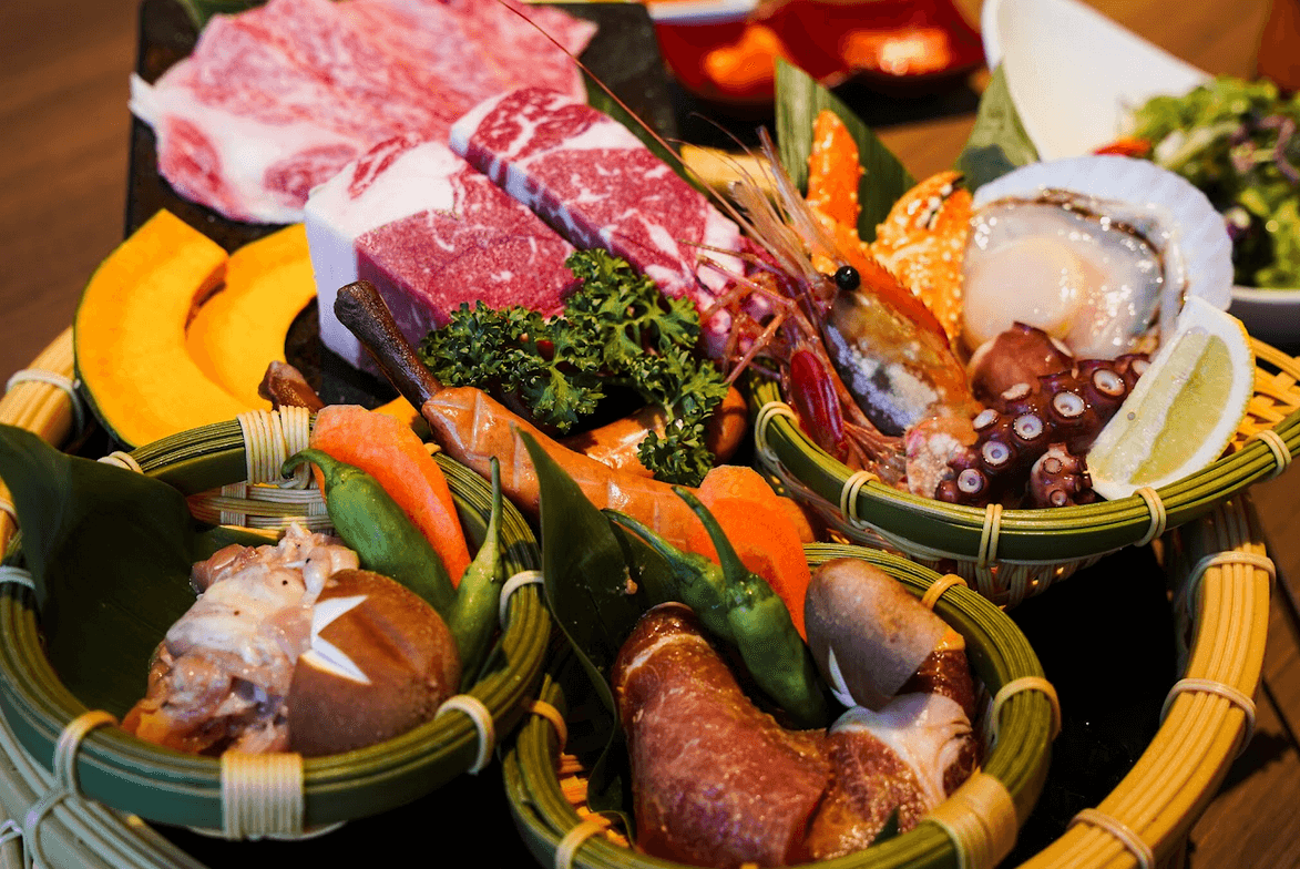 Food offerings at Club Med Kiroro Grand