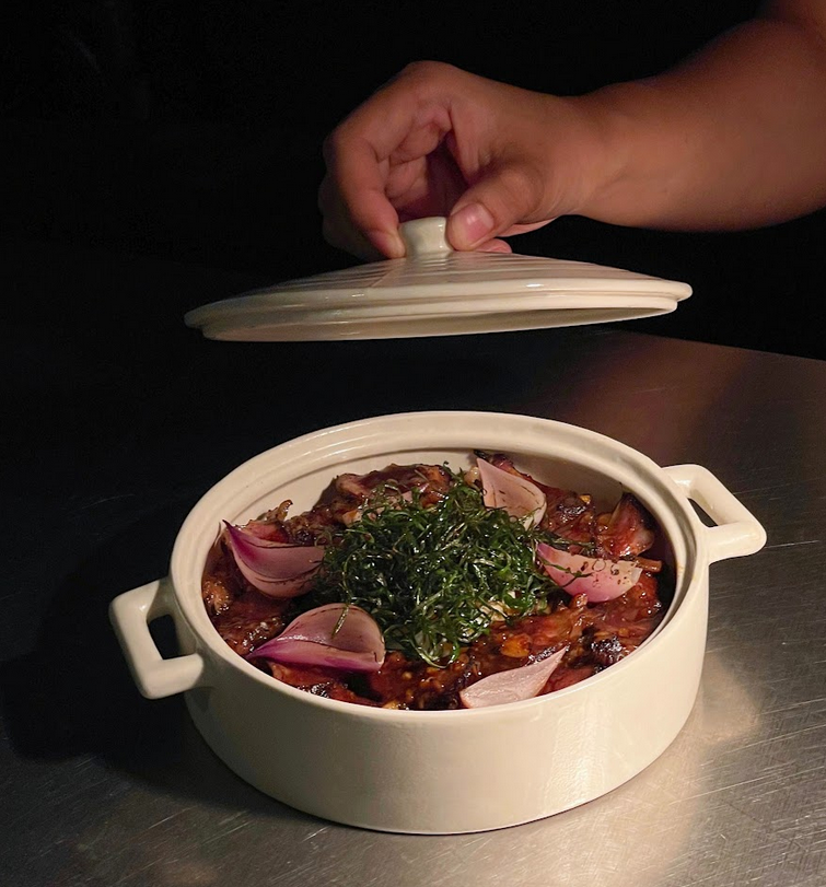 LEFT: Charcoal Chicken; RIGHT: 48-Hour Beef Shortribs