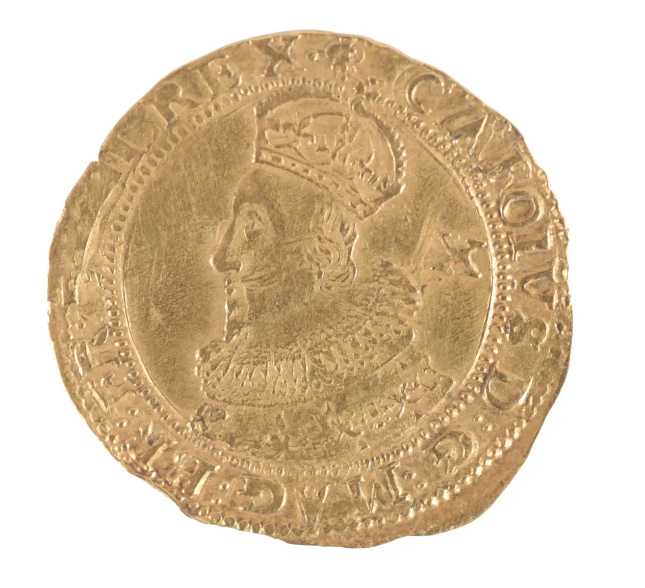 Charles I double crown coin which sold for £3,400