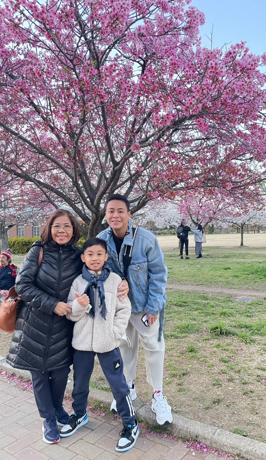 Dennis Robles said his mom, Terry, finds joy in helping others