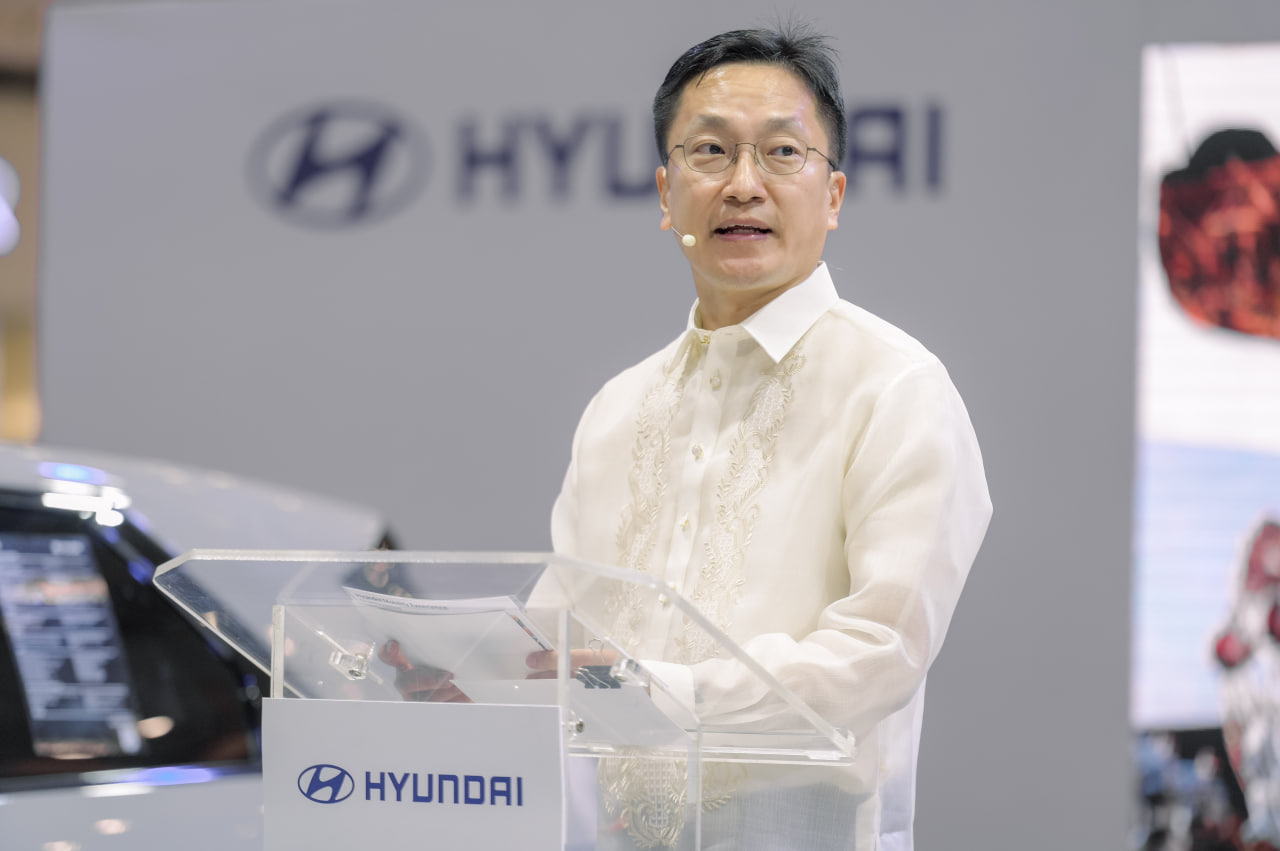 Hyundai Motors Philippines’ President Dongwook Lee delivered his opening remarks at the Hyundai Mobility Experience