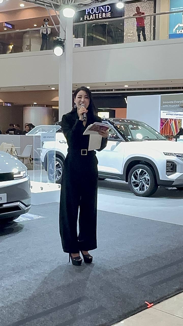 Actress and beauty queen Shine Kuk hosted the Hyundai Mobility Experience: Partnership Beyond Borders